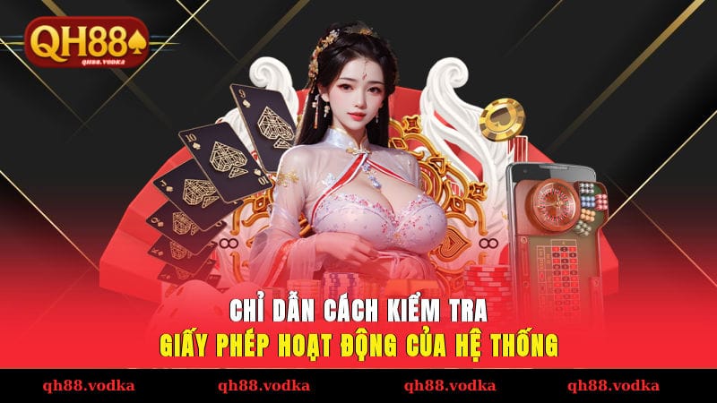 Chỉ dẫn cách kiểm tra giấy phép hoạt động của hệ thống