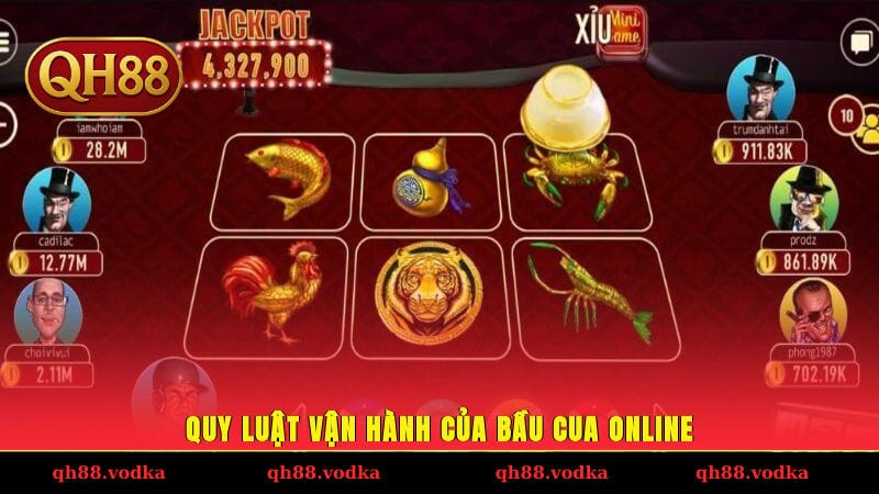 Quy luật vận hành của bầu cua online